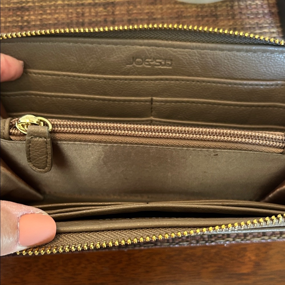 Joe's Tan Embossed Wallet - Picture 9 of 13
